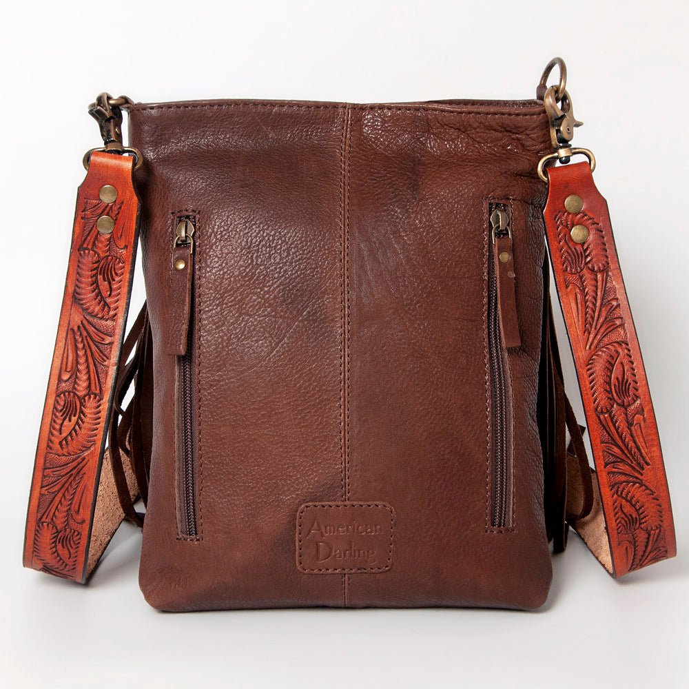 American Darling ADBGA155 Crossbody Hand Tooled Genuine Leather Women Bag Western Handbag Purse