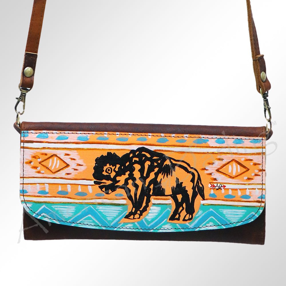 American Darling Wallet Genuine Leather Women Bag Western Handbag Purse