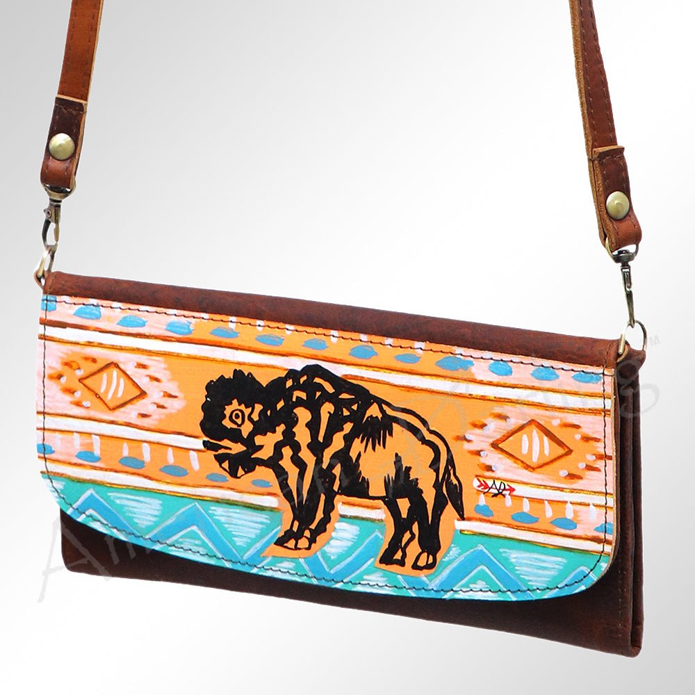 American Darling Wallet Genuine Leather Women Bag Western Handbag Purse