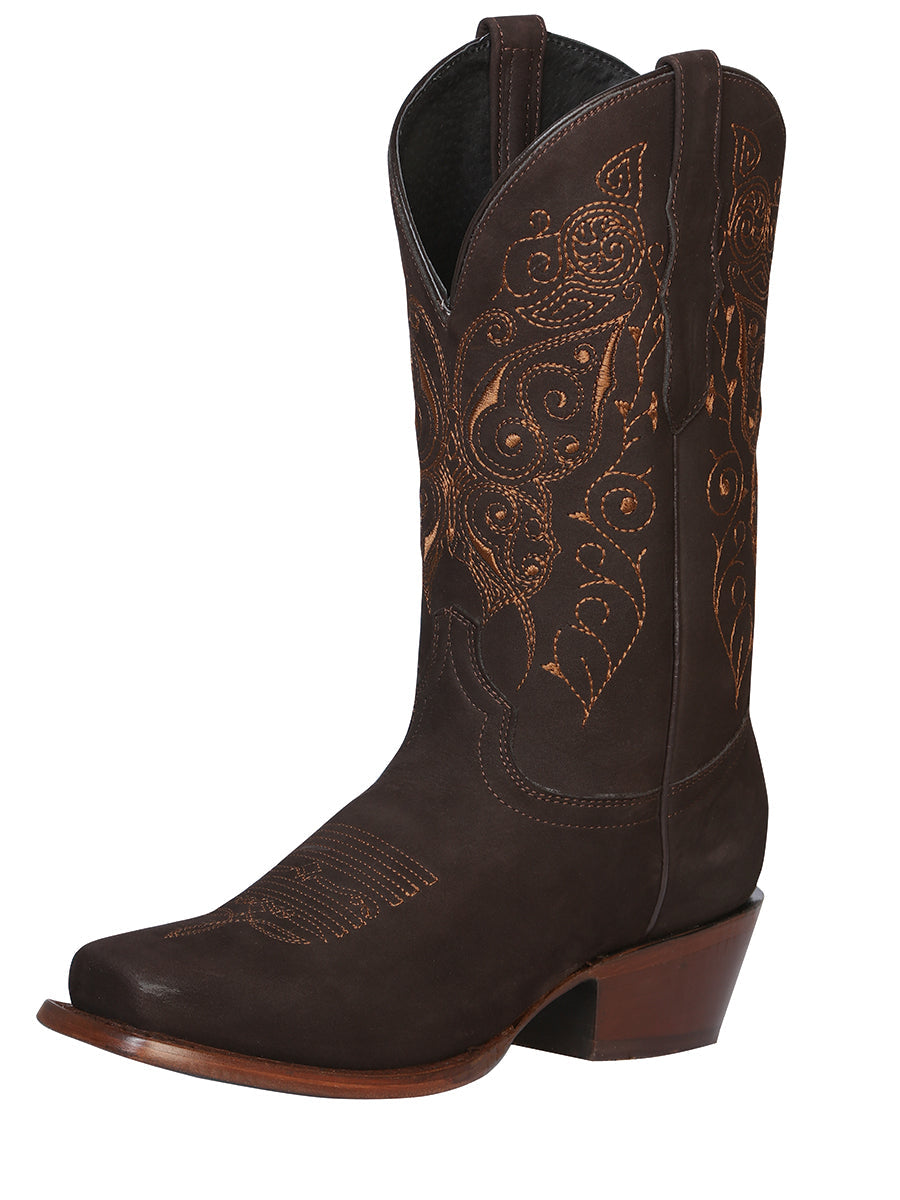 El General Womens Rodeo Boot Limited Edition — Nubuck Brown