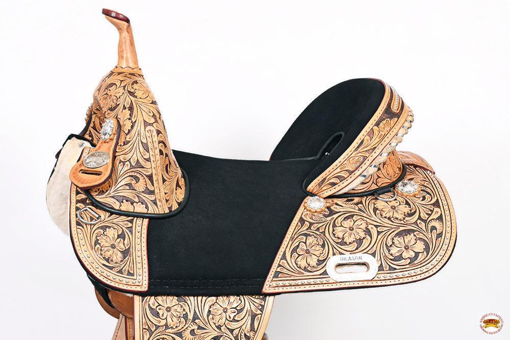 Premium Treeless Western Trail Saddle For Professional Barrel Racing Enthusiasts