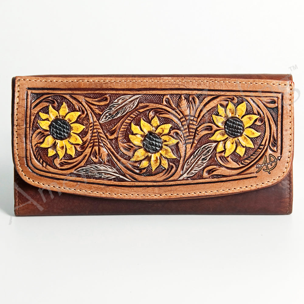 Hand Tooled Hand Painted Genuine Leather women bag western handbag purse
