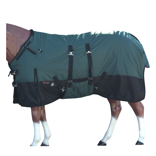 Hilason 1200D Winter Waterproof Horse Turnout Blanket Belly Wrap Green