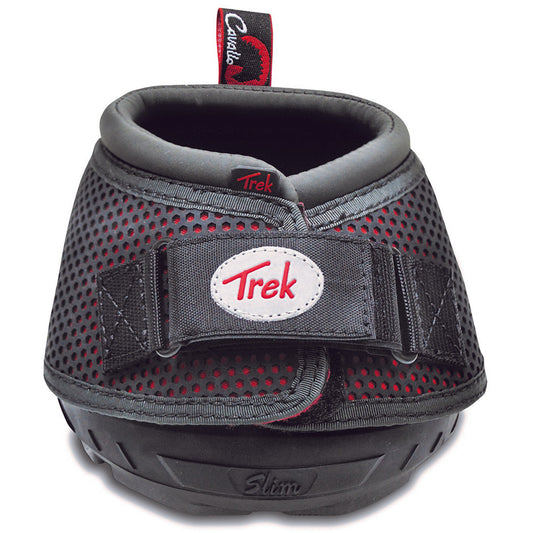 Size 5 Cavallo Trek Regular Horse Boot Ultra Flexible Pro Mesh Black Red