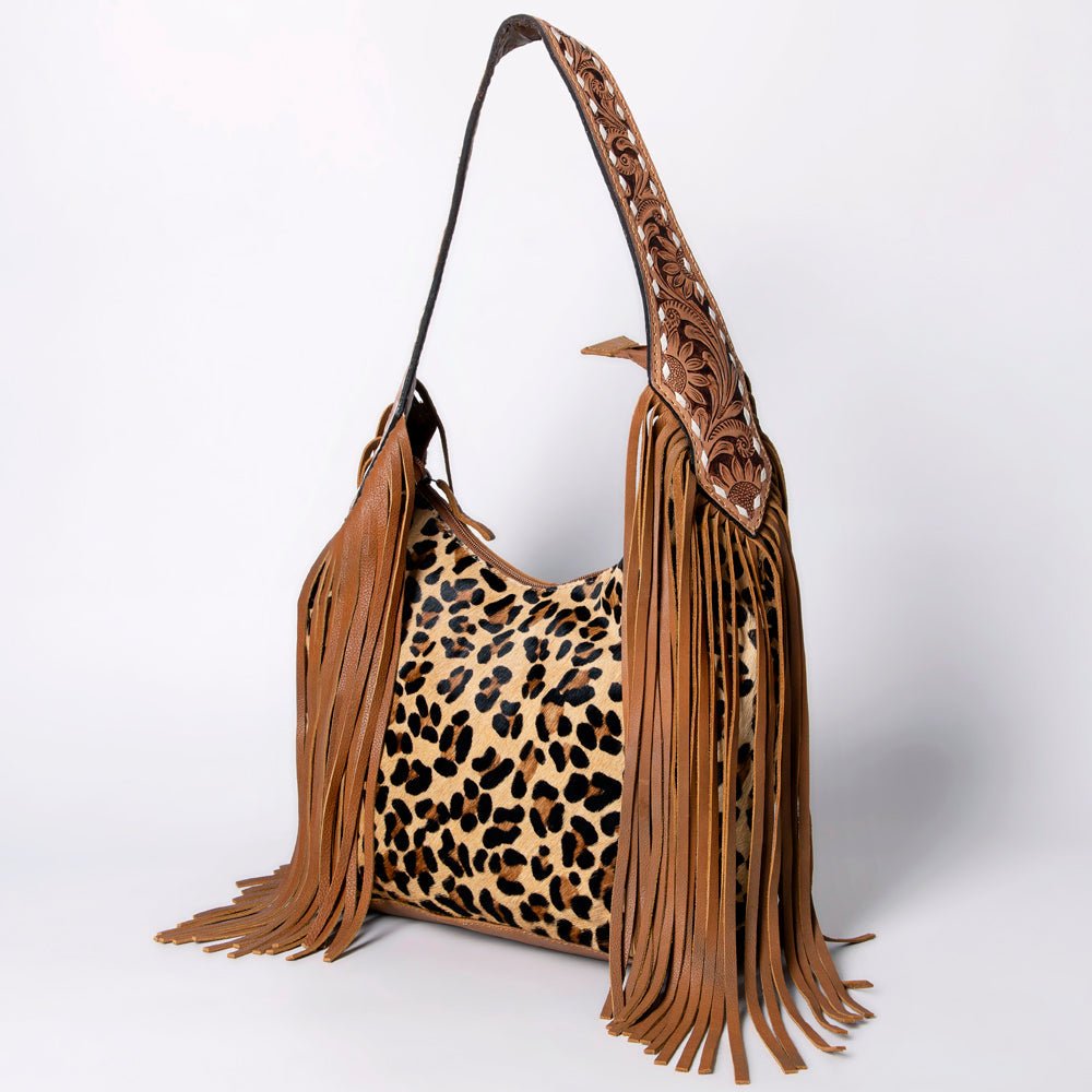 American Darling Hobo Hair On Genuine Leather Women Bag Western Handbag Purse