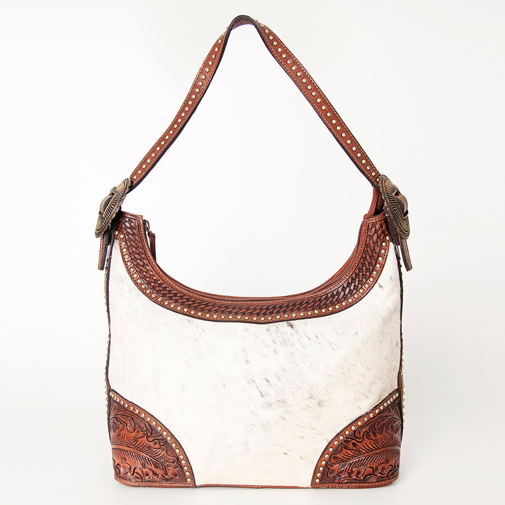 American Darling Hobo Hand Tooled Hair On Genuine Leather Western Women Bag | Handbag Purse Bags for Cute