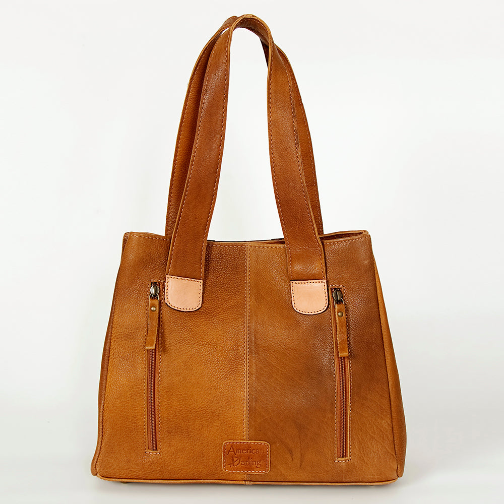 American Darling ADBGA196 Tote Hand Tooled Genuine Leather Women Bag Western Handbag Purse