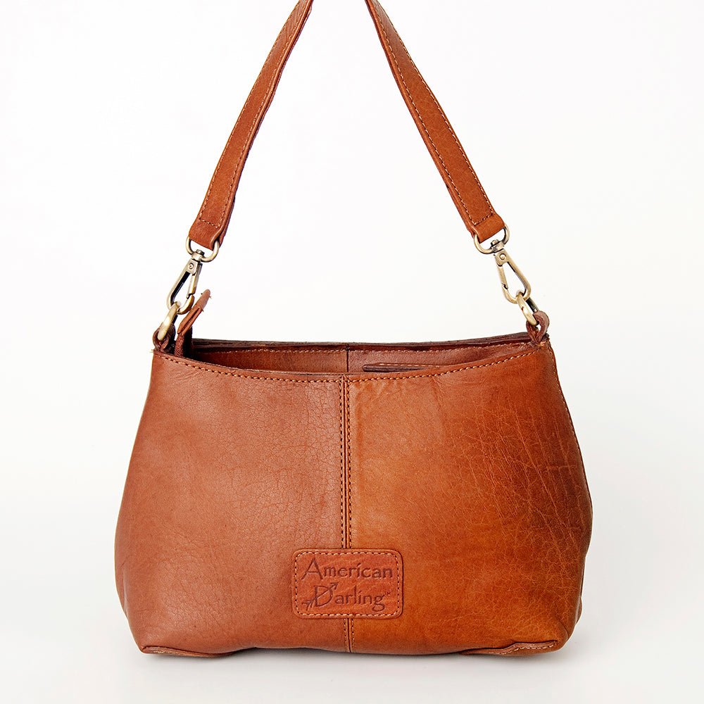 American Darling Hobo Hand Tooled Hair On Genuine Leather Women Bag Western Handbag Purse