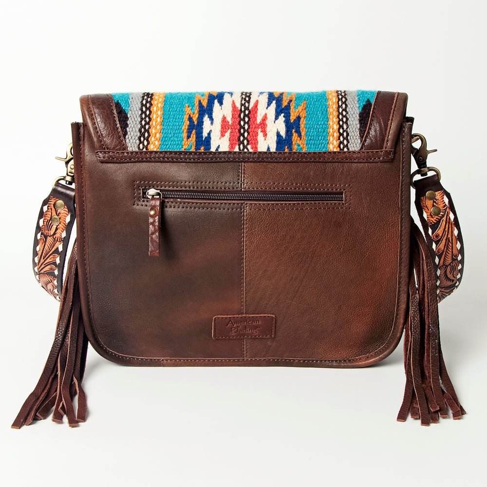 American Darling Cross Body Saddle Blanket Genuine Leather women bag western handbag purse