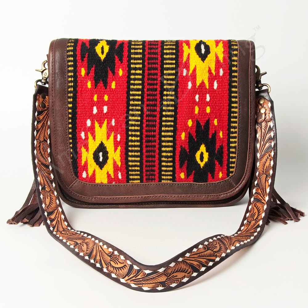 American Darling Cross Body Saddle Blanket Genuine Leather women bag western handbag purse