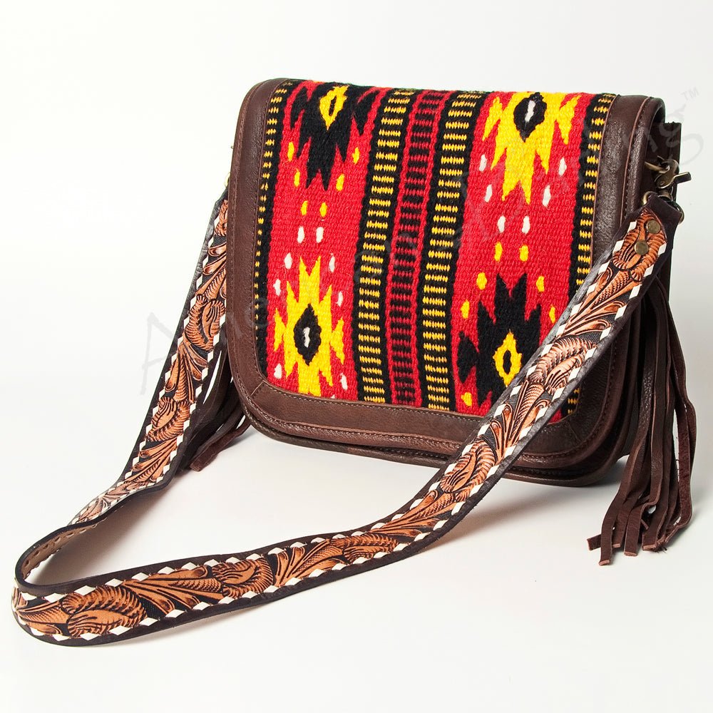 American Darling Cross Body Saddle Blanket Genuine Leather women bag western handbag purse