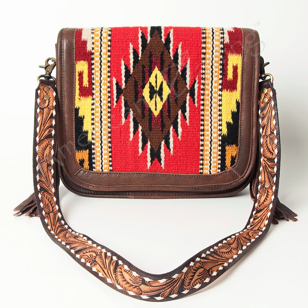American Darling Cross Body Saddle Blanket Genuine Leather women bag western handbag purse