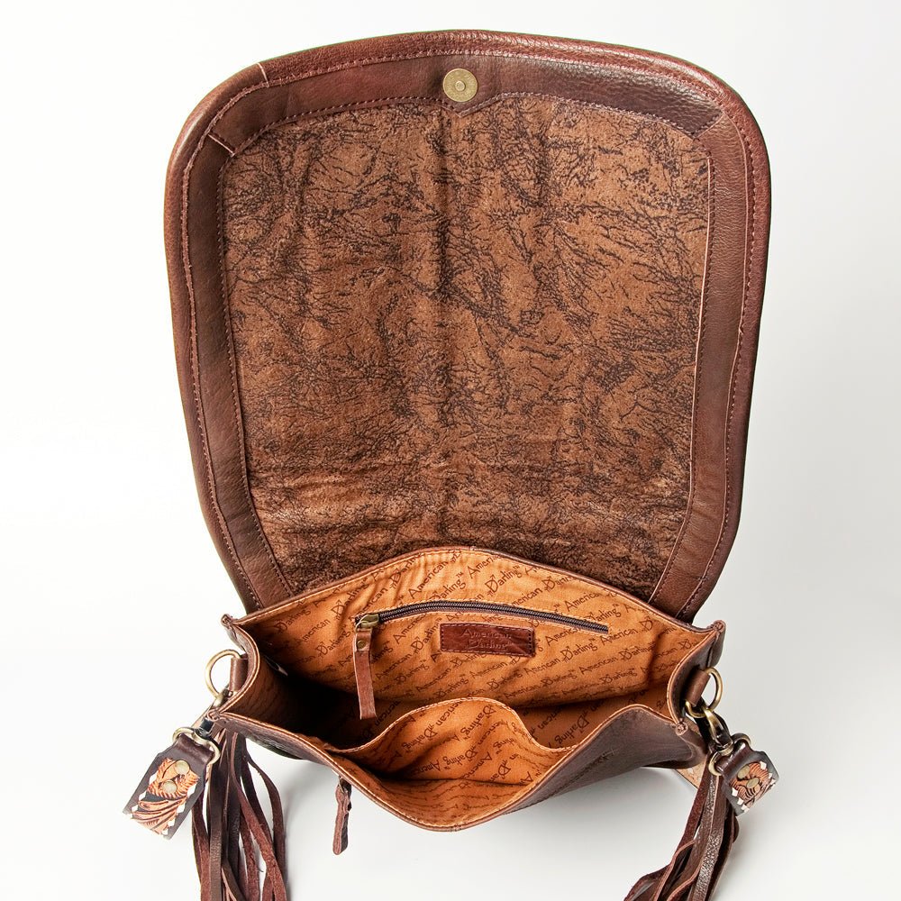 American Darling Cross Body Saddle Blanket Genuine Leather women bag western handbag purse