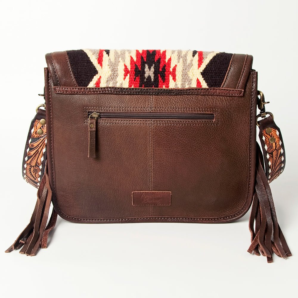 American Darling Cross Body Saddle Blanket Genuine Leather women bag western handbag purse