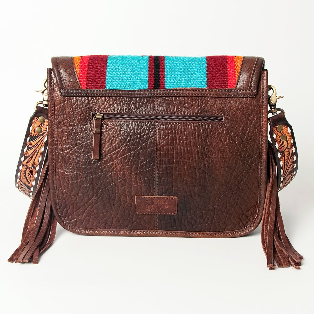 American Darling Cross Body Saddle Blanket Genuine Leather women bag western handbag purse