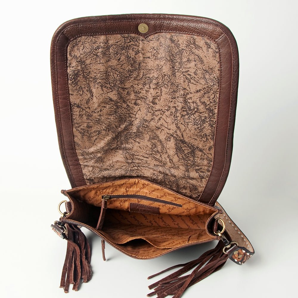 American Darling Cross Body Saddle Blanket Genuine Leather women bag western handbag purse