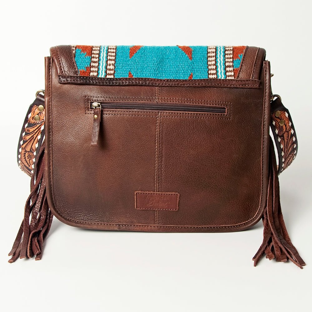 American Darling Cross Body Saddle Blanket Genuine Leather women bag western handbag purse