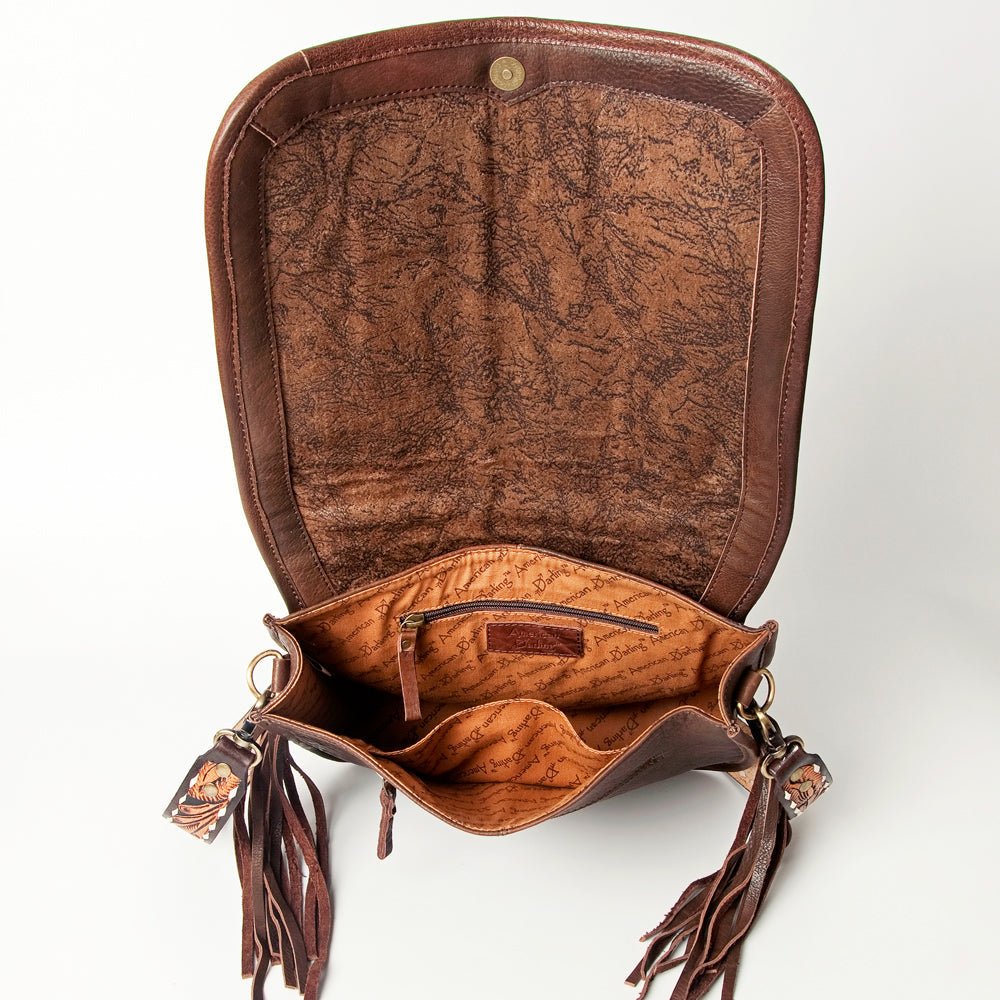 American Darling Cross Body Saddle Blanket Genuine Leather women bag western handbag purse