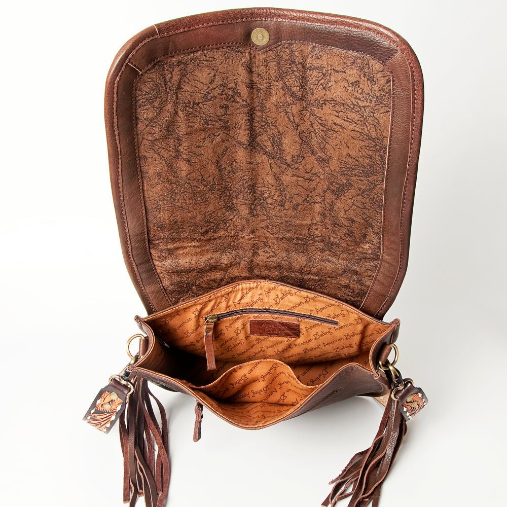 American Darling Cross Body Saddle Blanket Genuine Leather women bag western handbag purse