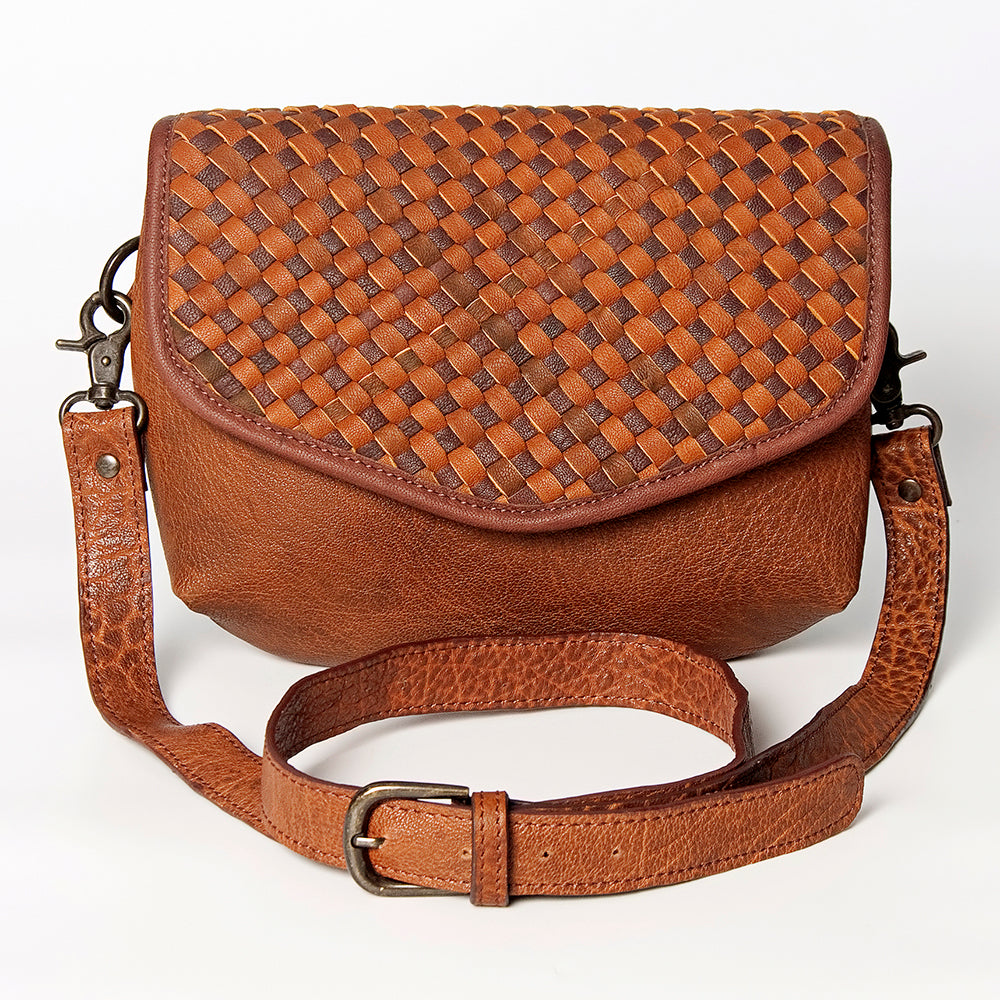 Women's Genuine Leather Crossbody Western Handbag