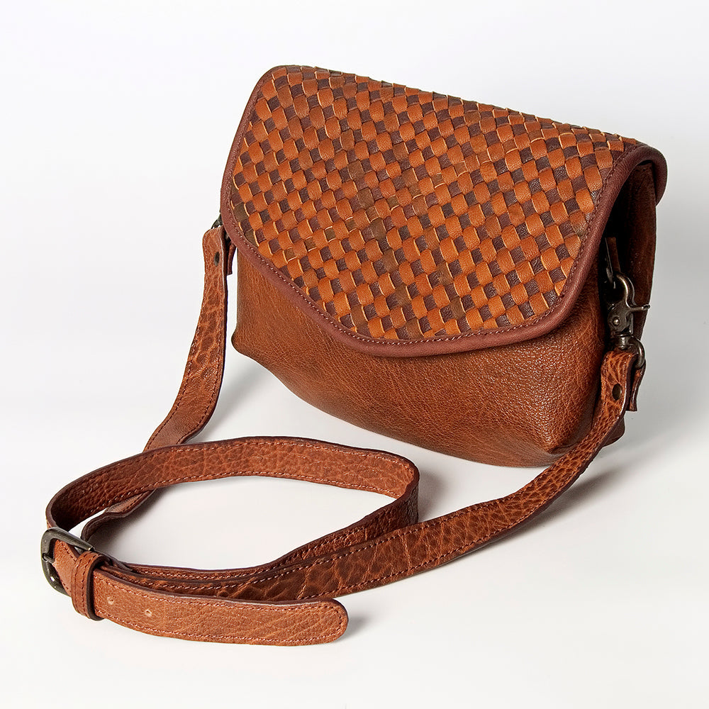 Women's Genuine Leather Crossbody Western Handbag