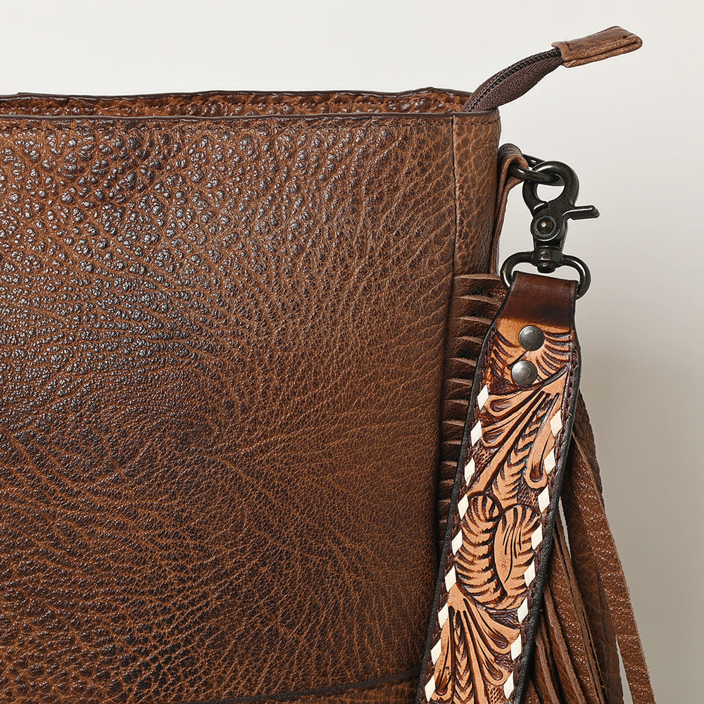 American Darling ADBGZ256B Crossbody Genuine Leather Women Bag Western Handbag Purse