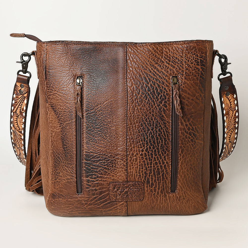 American Darling ADBGZ256B Crossbody Genuine Leather Women Bag Western Handbag Purse