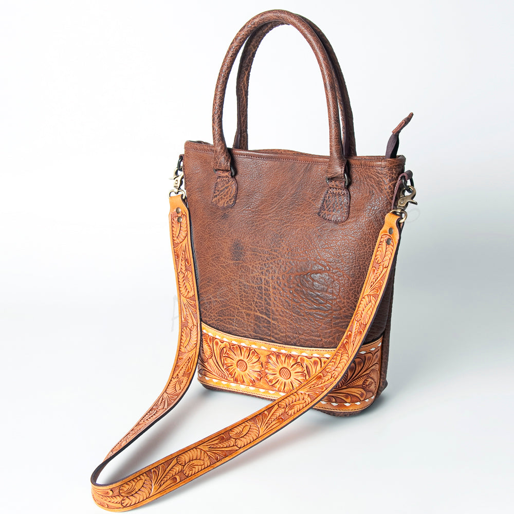 American Darling ADBGZ276A Tote Hand Tooled Genuine Leather women bag western handbag purse