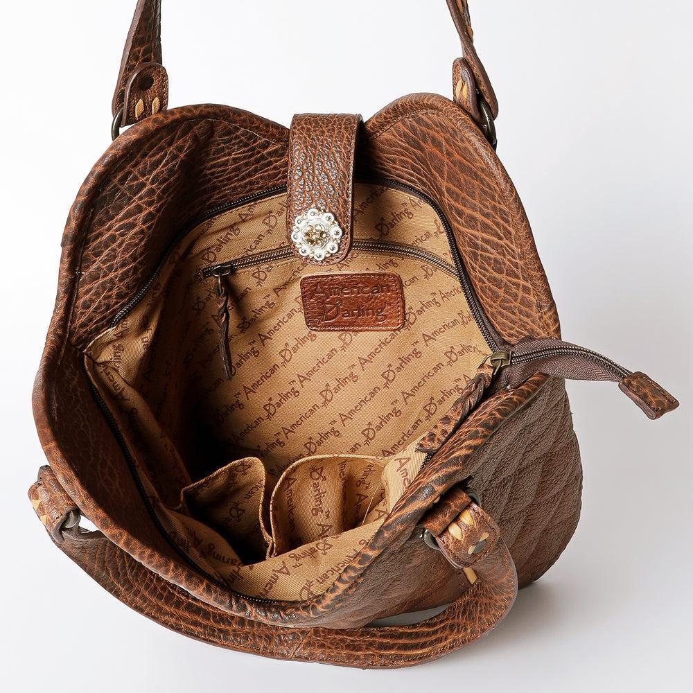 American Darling ADBGZ437A Tote Genuine Leather women bag western handbag purse