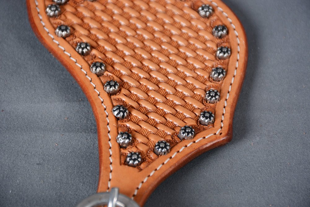 Bar H Equine Leather Spurs Straps for Adults - Western Womens Spur Straps for Horse Riding, Barrel Racing, Show, and Rodeo