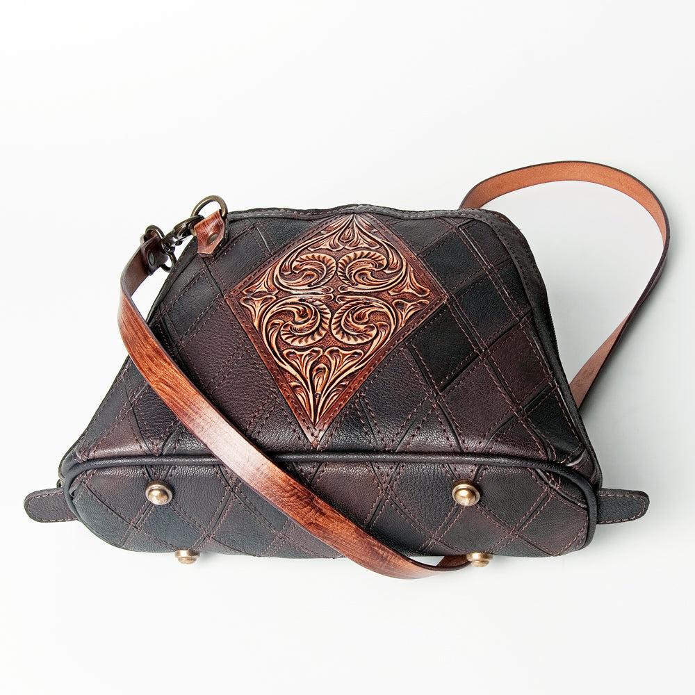 American Darling ADBGZ494 Crossbody Hand Tooled Genuine Leather Women Bag Western Handbag Purse