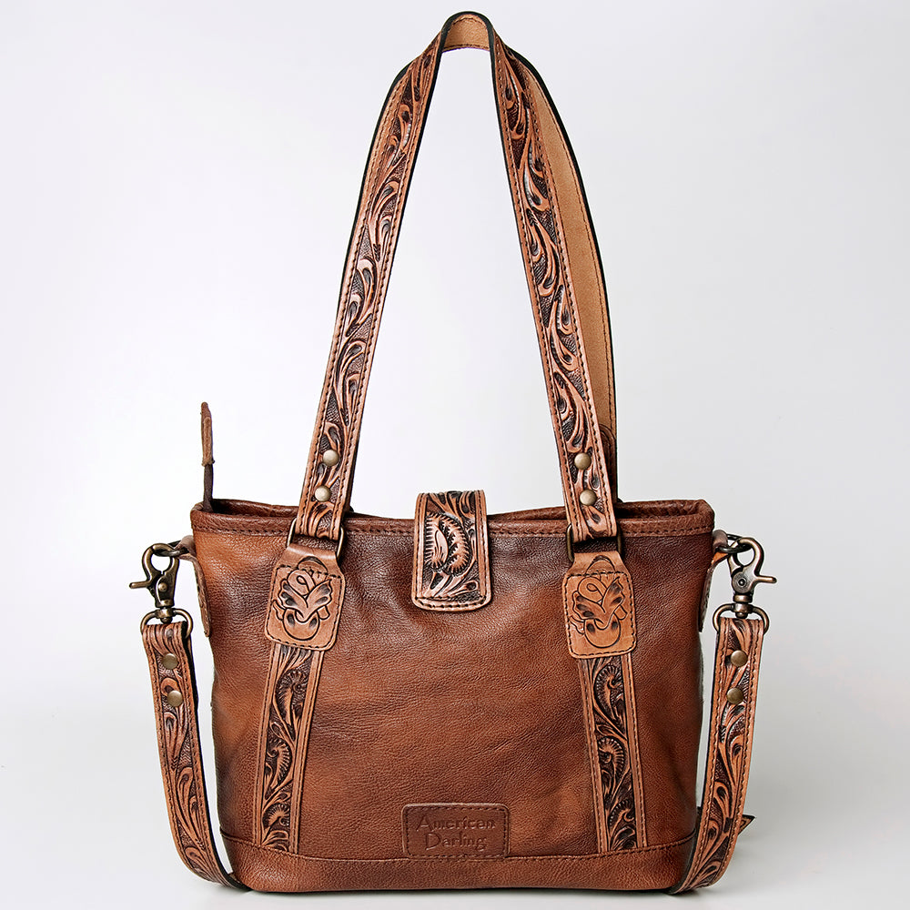 American Darling ADBG773 Tote Saddle Blanket Genuine Leather Women Bag Western Handbag Purse