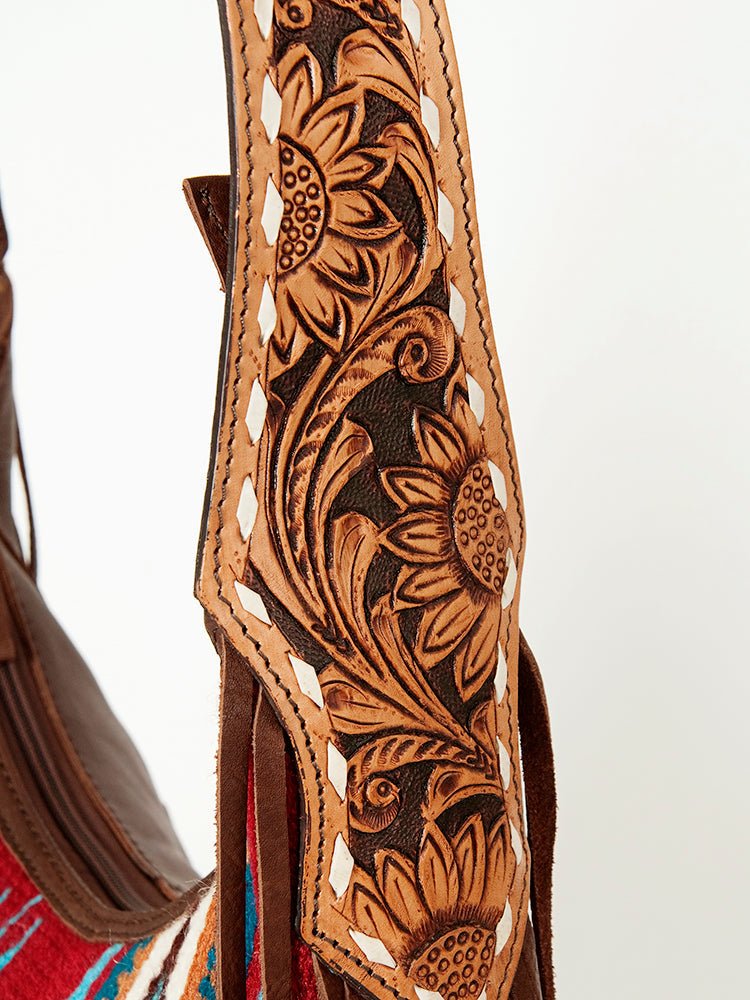 American Darling Hobo Saddle Blanket Genuine Leather women bag western handbag purse