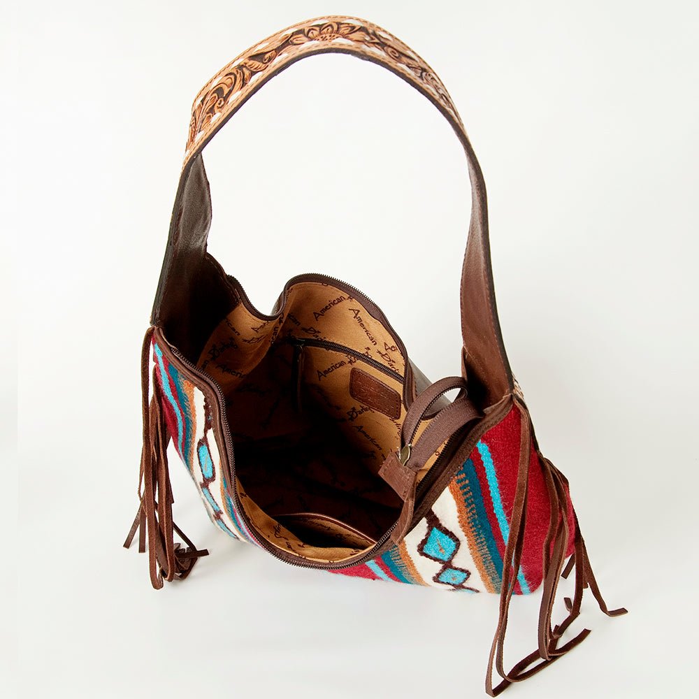 American Darling Hobo Saddle Blanket Genuine Leather women bag western handbag purse