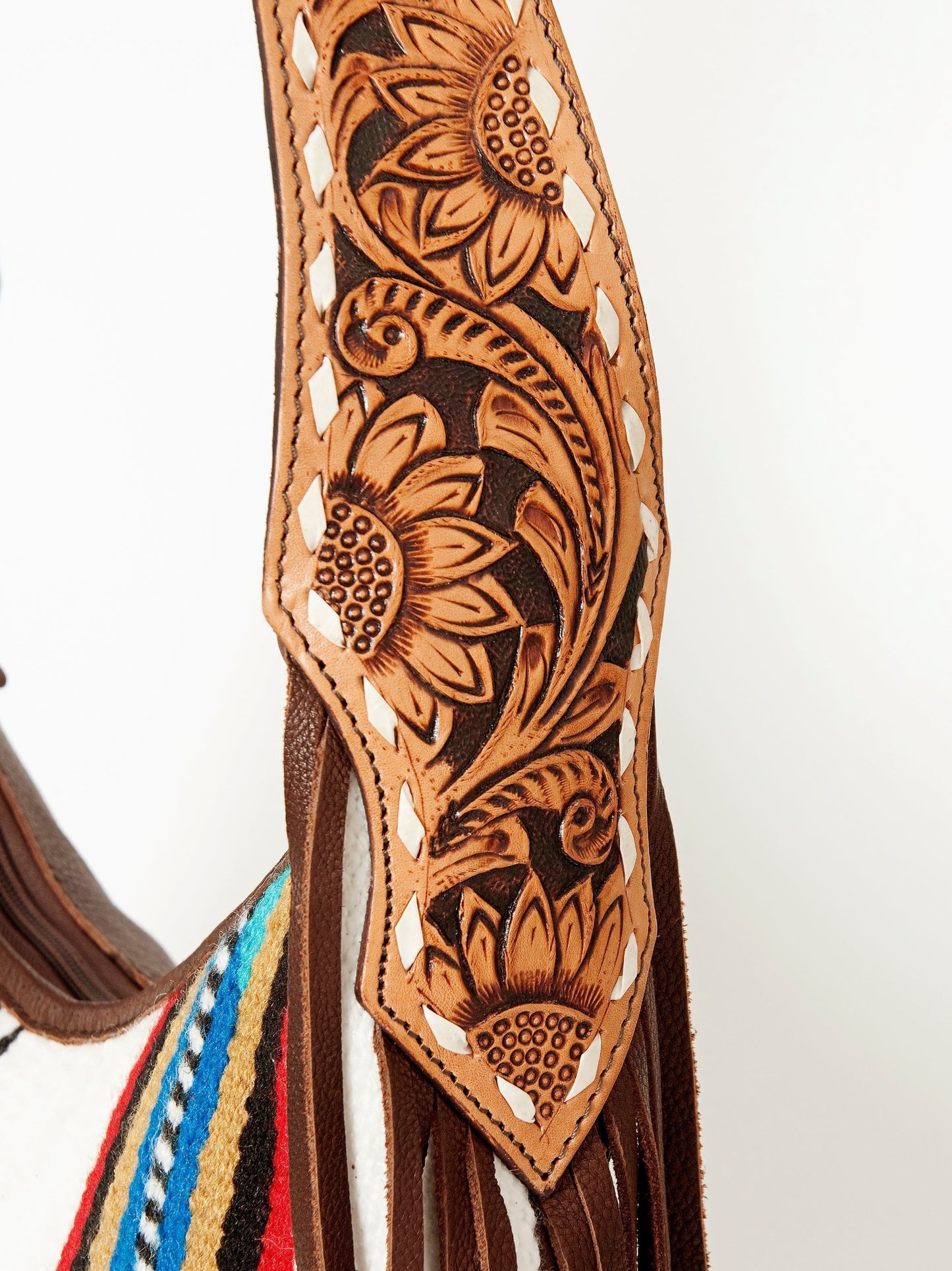 American Darling Hobo Saddle Blanket Genuine Leather women bag western handbag purse