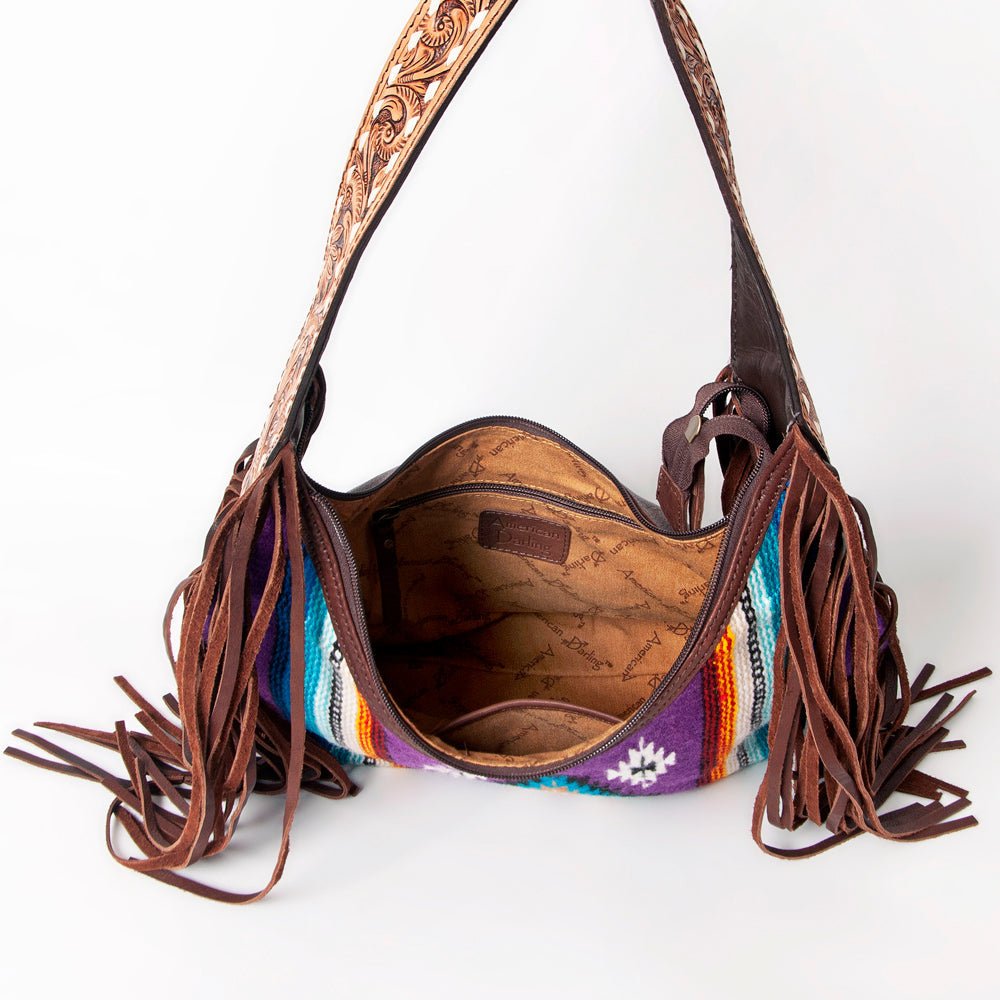 American Darling Hobo Saddle Blanket Genuine Leather women bag western handbag purse