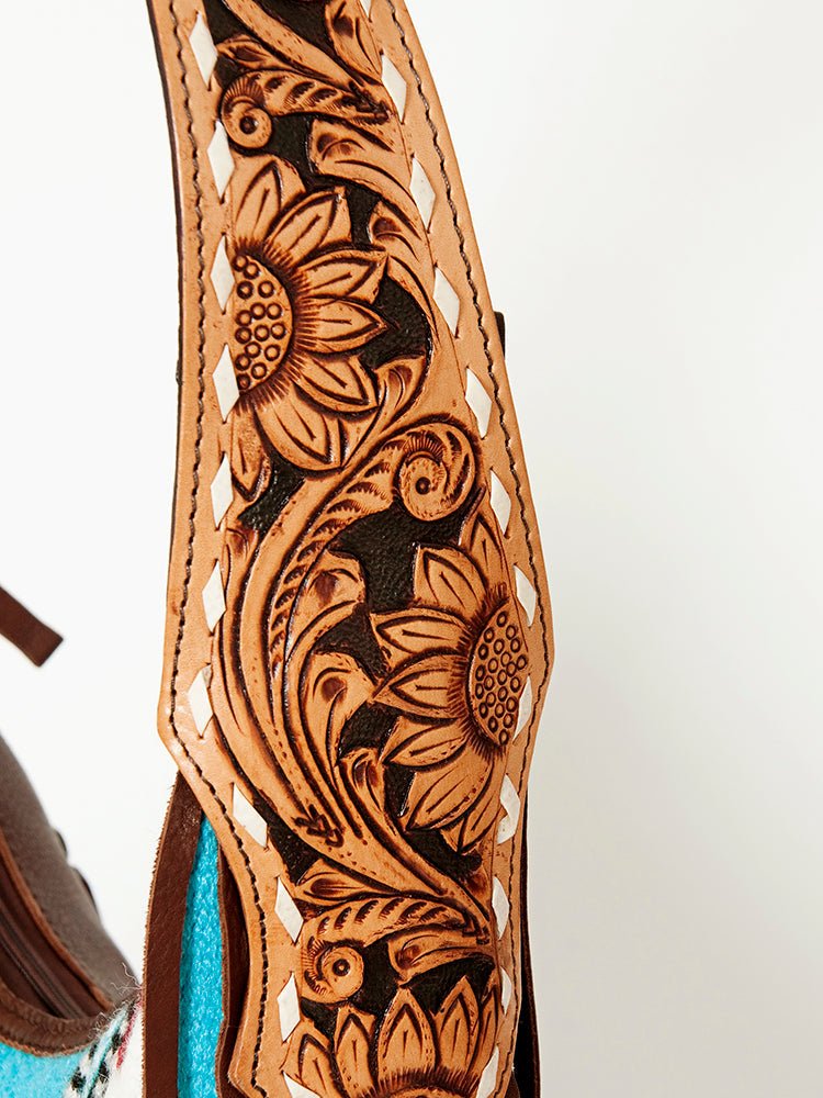 American Darling Hobo Saddle Blanket Genuine Leather women bag western handbag purse