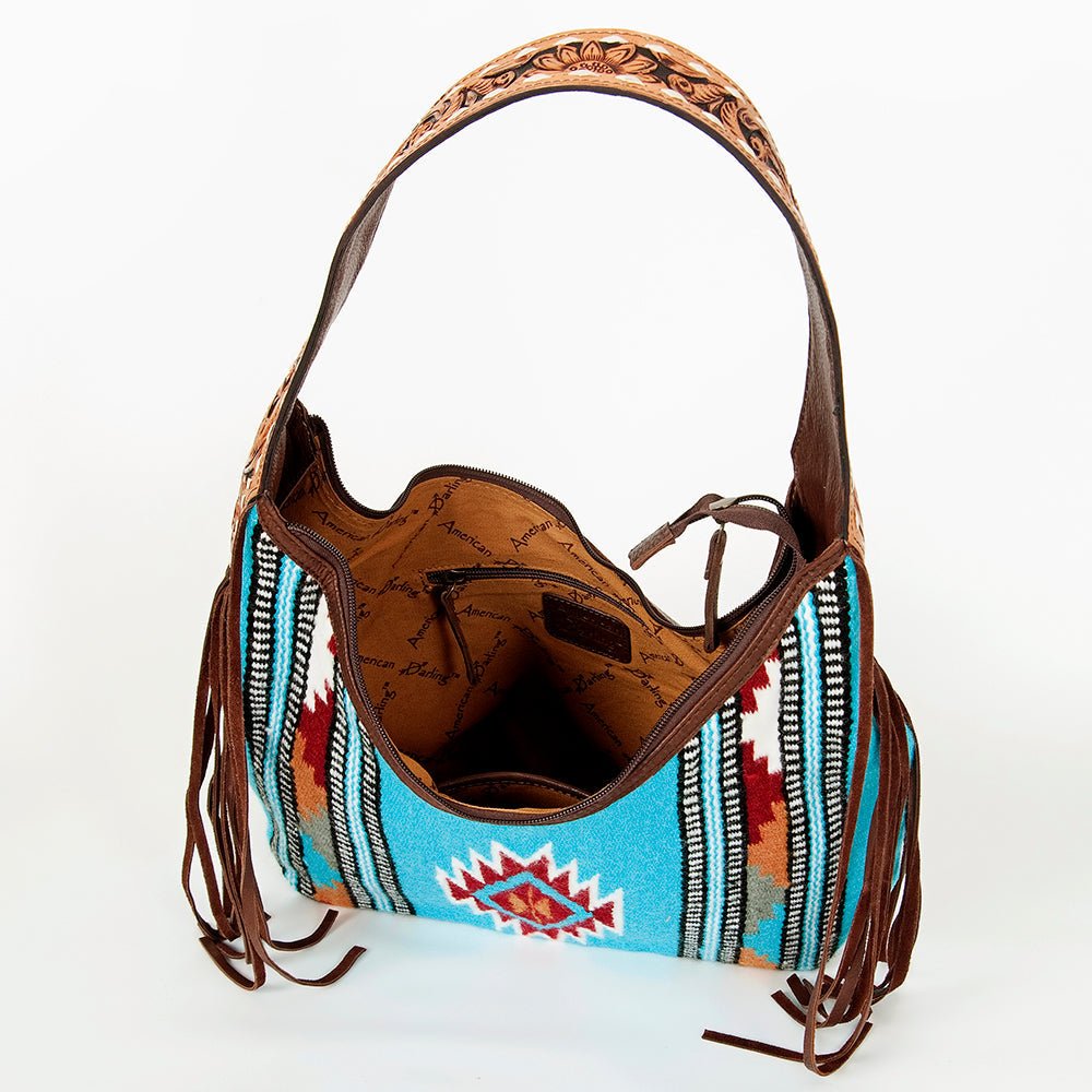 American Darling Hobo Saddle Blanket Genuine Leather women bag western handbag purse