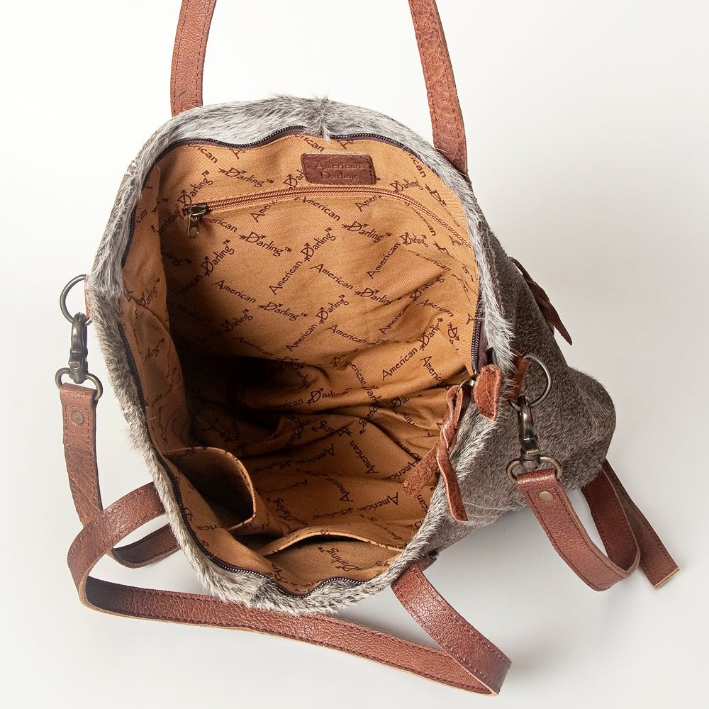 American Darling Tote Hair-On Genuine Leather women bag western handbag purse