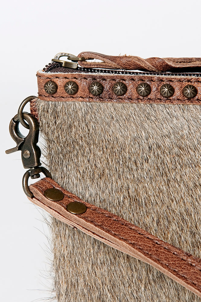 American Darling Wristlet Hair on Genuine Leather Western Women Bag | Handbag Purse | Women Wristlet | Wristlet Wristlet | Travel Wristlet | Leather Wristlet | Clutch Wristlet