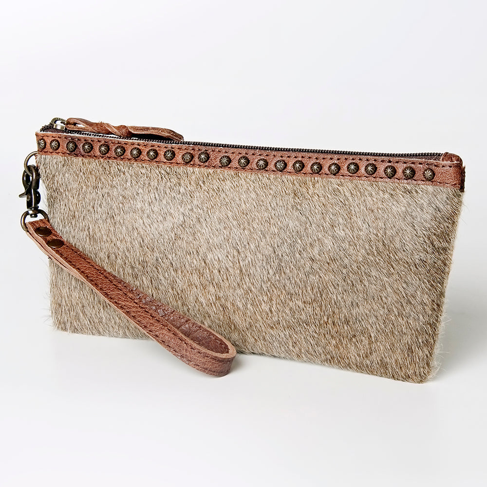 American Darling Wristlet Hair on Genuine Leather Western Women Bag | Handbag Purse | Women Wristlet | Wristlet Wristlet | Travel Wristlet | Leather Wristlet | Clutch Wristlet