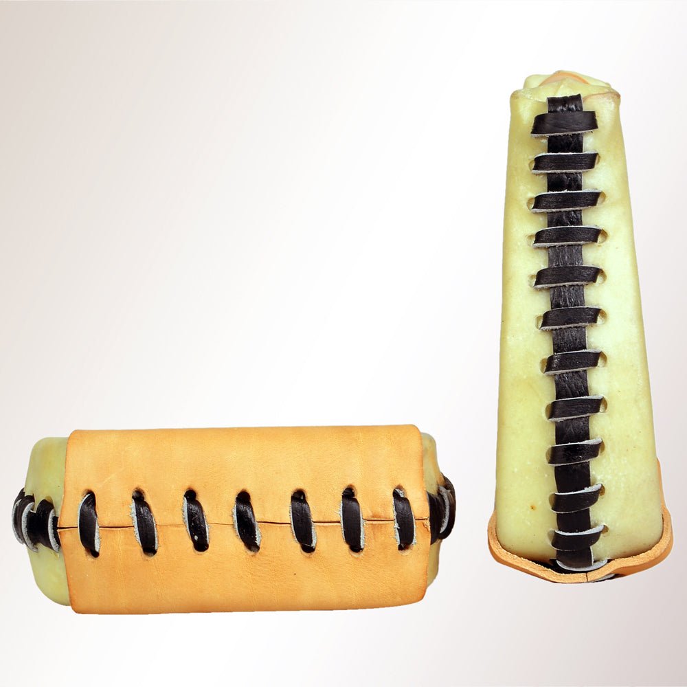 Horse Western Saddle Stirrup Rawhide Leather Stirrups Pair Hilason