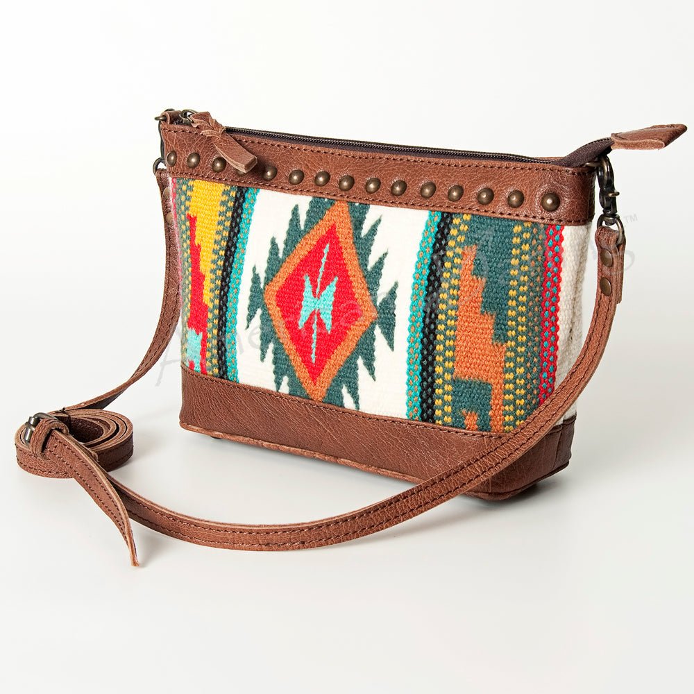 American Darling Saddle Blanket Genuine Leather Women Bag Western Handbag Purse