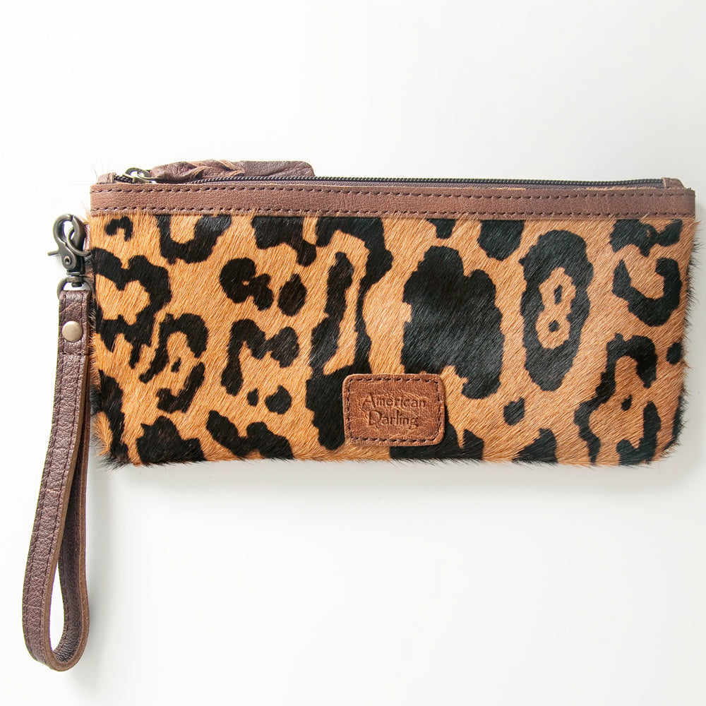 American Darling Wristlet Hair on Genuine Leather Western Women Bag | Handbag Purse | Women Wristlet | Wristlet Wristlet | Travel Wristlet | Leather Wristlet | Clutch Wristlet