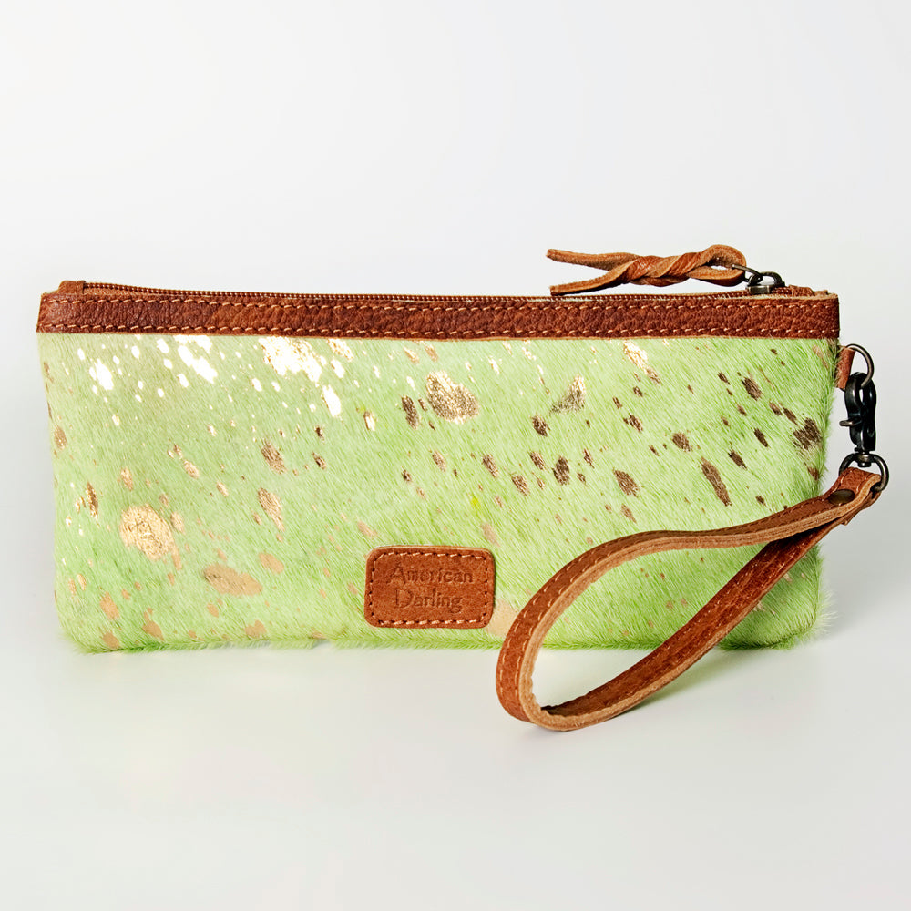 American Darling Wristlet Hair on Genuine Leather Western Women Bag | Handbag Purse | Women Wristlet | Wristlet Wristlet | Travel Wristlet | Leather Wristlet | Clutch Wristlet