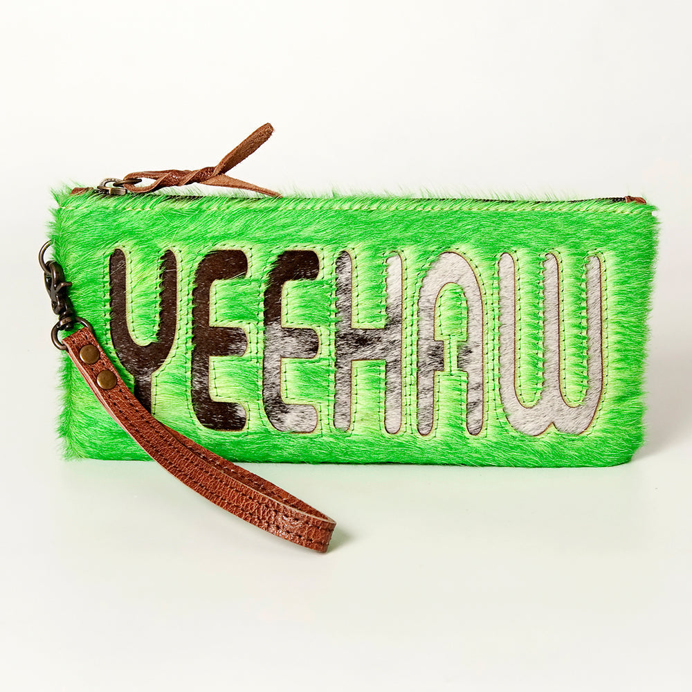 American Darling Wristlet Hair on Genuine Leather Western Women Bag | Handbag Purse | Women Wristlet | Wristlet Wristlet | Travel Wristlet | Leather Wristlet | Clutch Wristlet