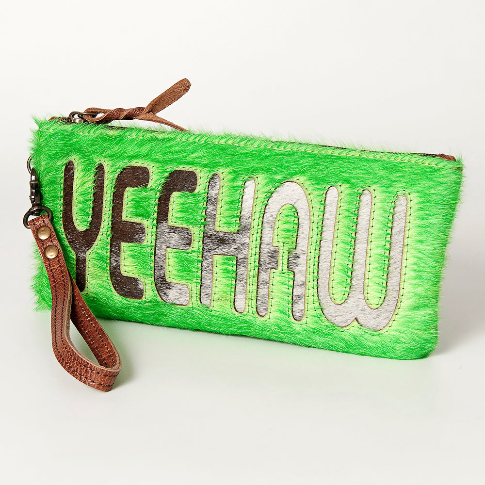 American Darling Wristlet Hair on Genuine Leather Western Women Bag | Handbag Purse | Women Wristlet | Wristlet Wristlet | Travel Wristlet | Leather Wristlet | Clutch Wristlet