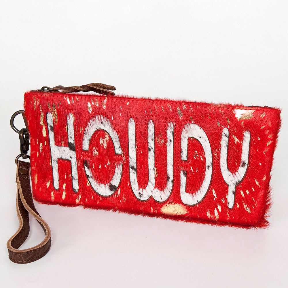 American Darling Wristlet Hair on Genuine Leather Western Women Bag | Handbag Purse | Women Wristlet | Wristlet Wristlet | Travel Wristlet | Leather Wristlet | Clutch Wristlet