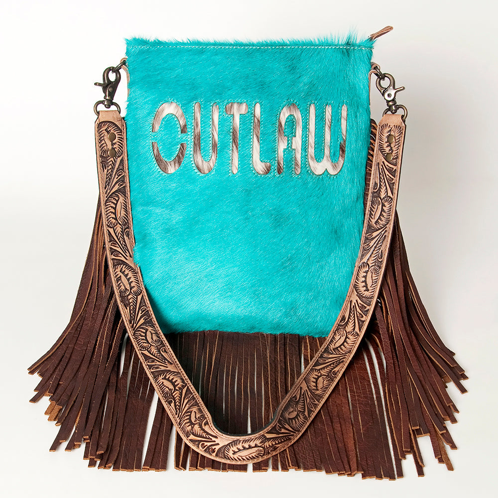 American Darling ADBGS192O Messenger Hair On Genuine Leather women bag western handbag purse