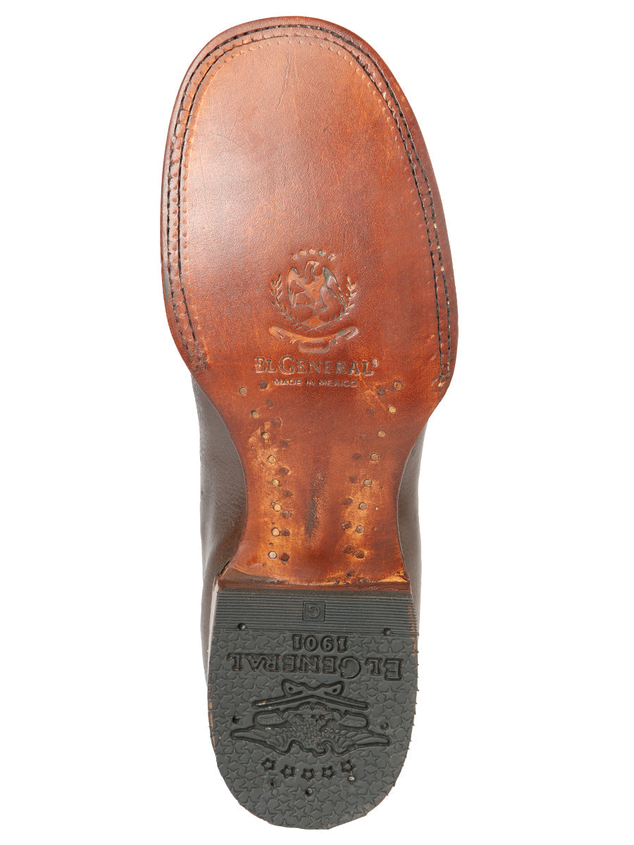 El General Square Toe Ankle Boot in Copper